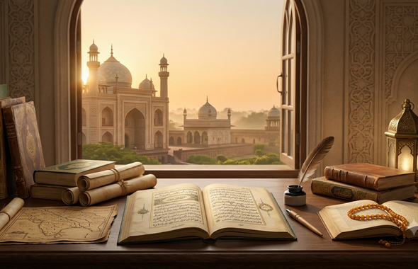 Sufism in Maharashtra book cover with Sufi saints and historic Islamic heritage.